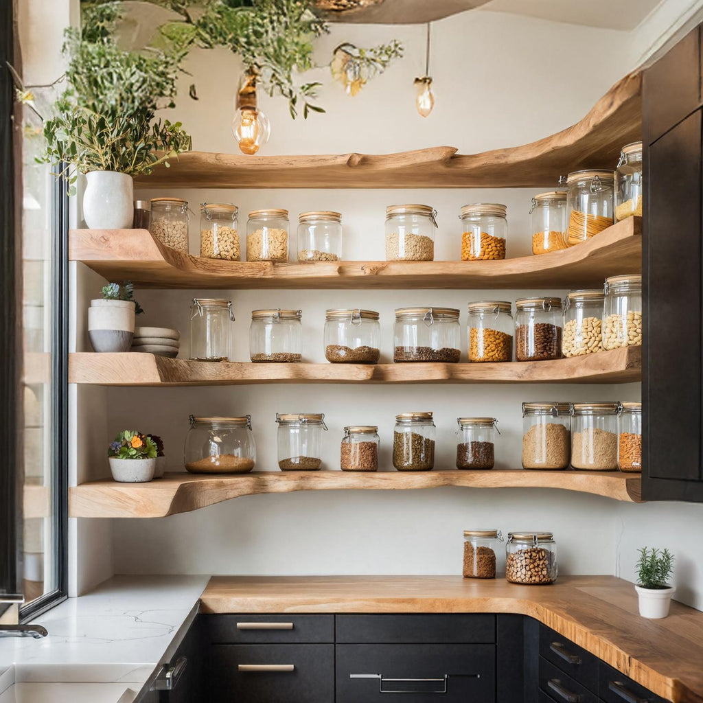 Handcrafted Mid Century Spice Rack For Kitchen Furniture