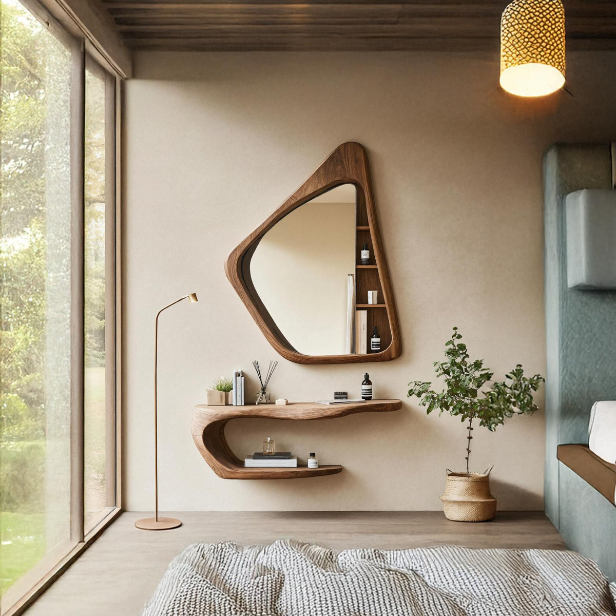 Handcrafted Live Edge Vanity for Stylish Bathroom Design