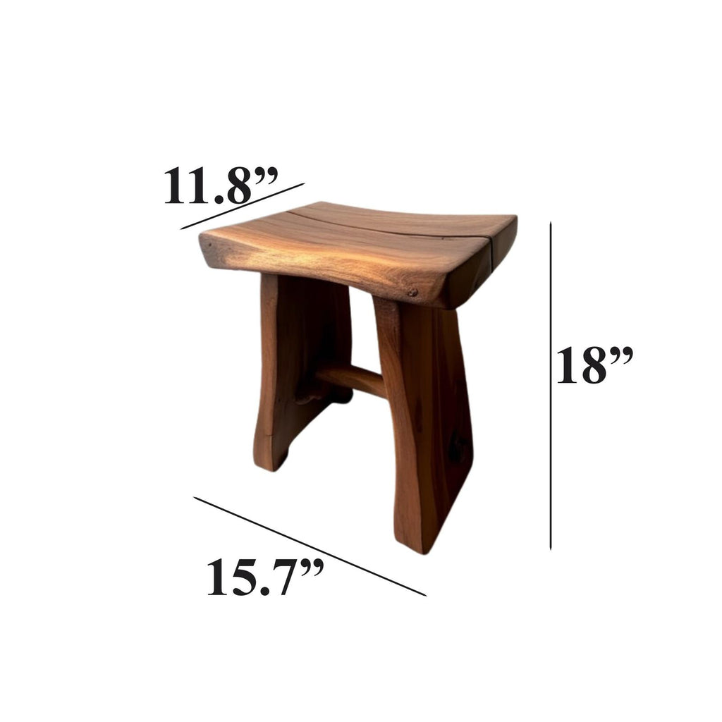 Shower Bench Solid Wood Waterproof Shower Seat
