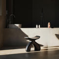 Handcrafted Shower Stool For Wooden Bathroom Style