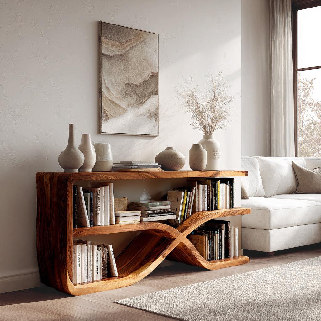Modern Wooden Console Table For Living Room