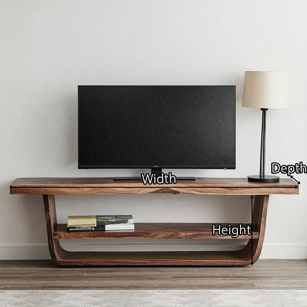 Wooden TV Stand Farmhouse Media Console
