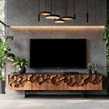 Farmhouse Wooden TV Console For Entryway Design