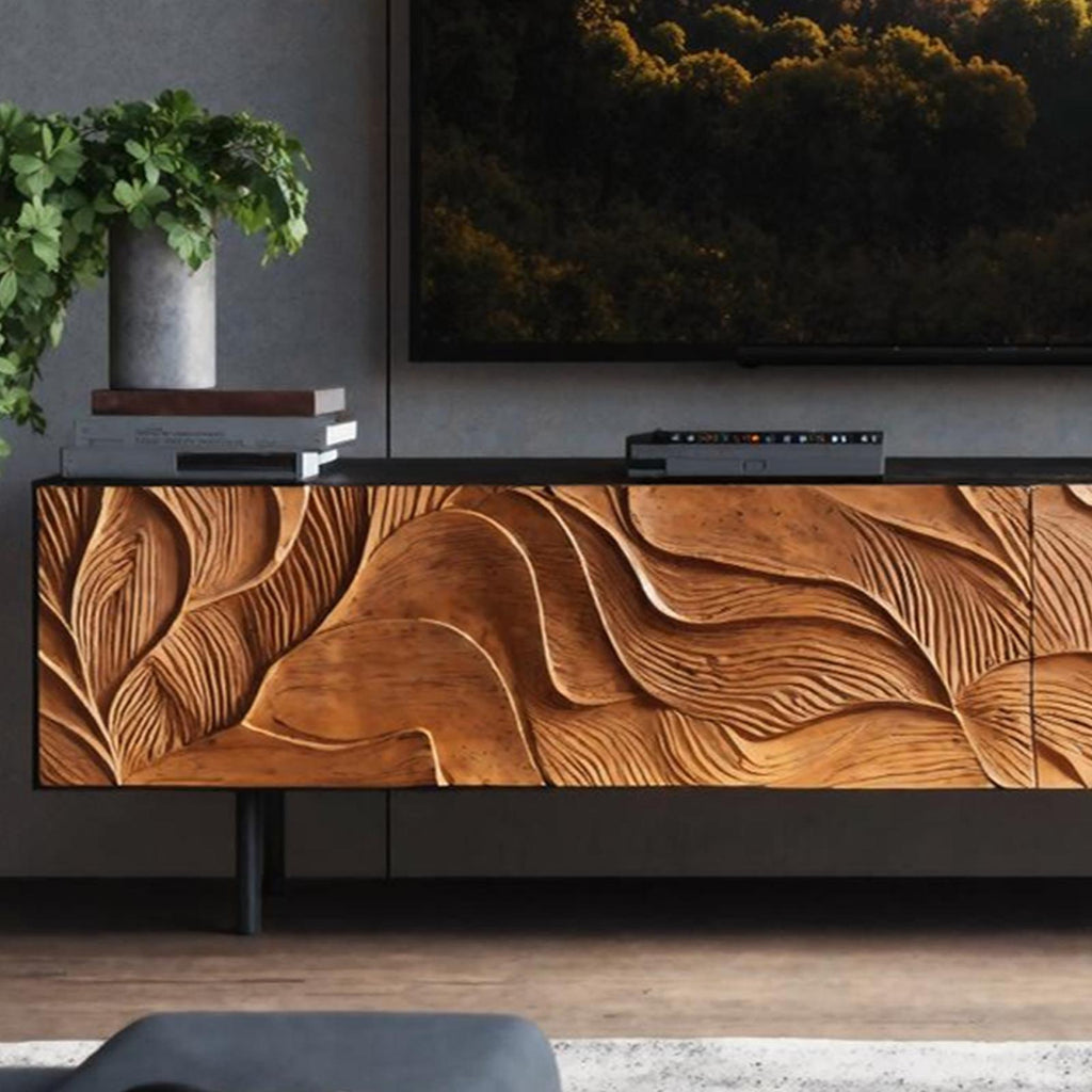 Mid Century TV Cabinet For Furniture Decor