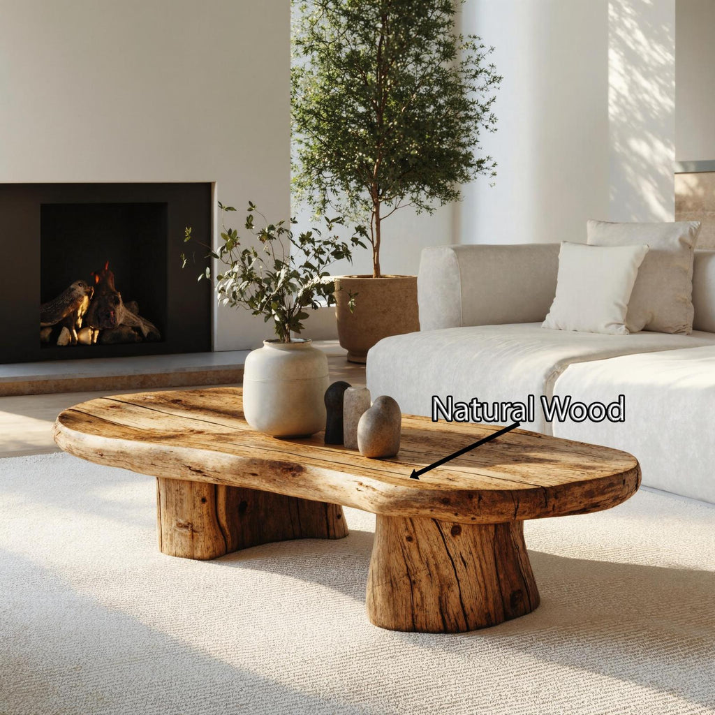Modern Minimalist Wood Coffee Table For Home
