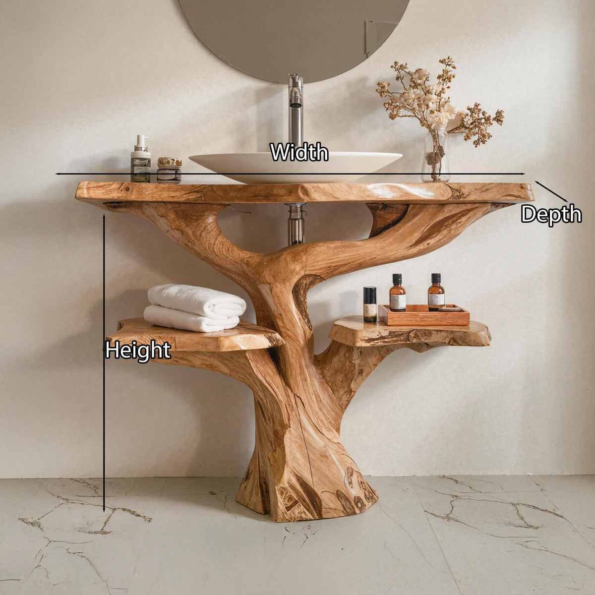 Handcraft Bathroom Vanity Bathroom SILDTBRV003
