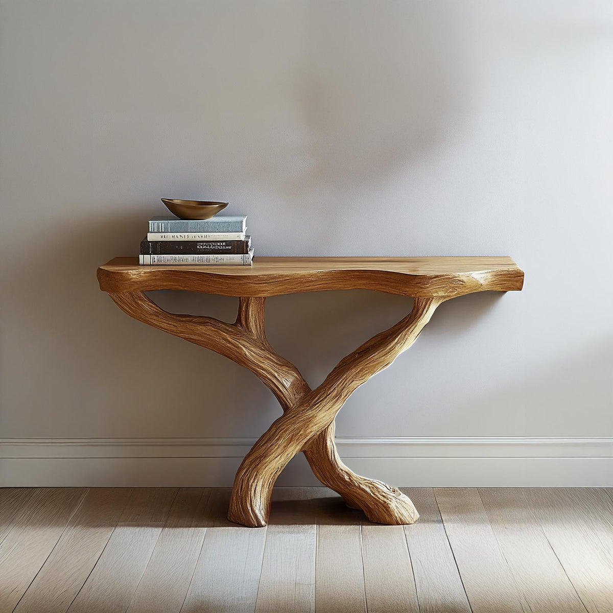 Handcrafted Console Shelf Unique Design Home Decor Housewarming Gifts