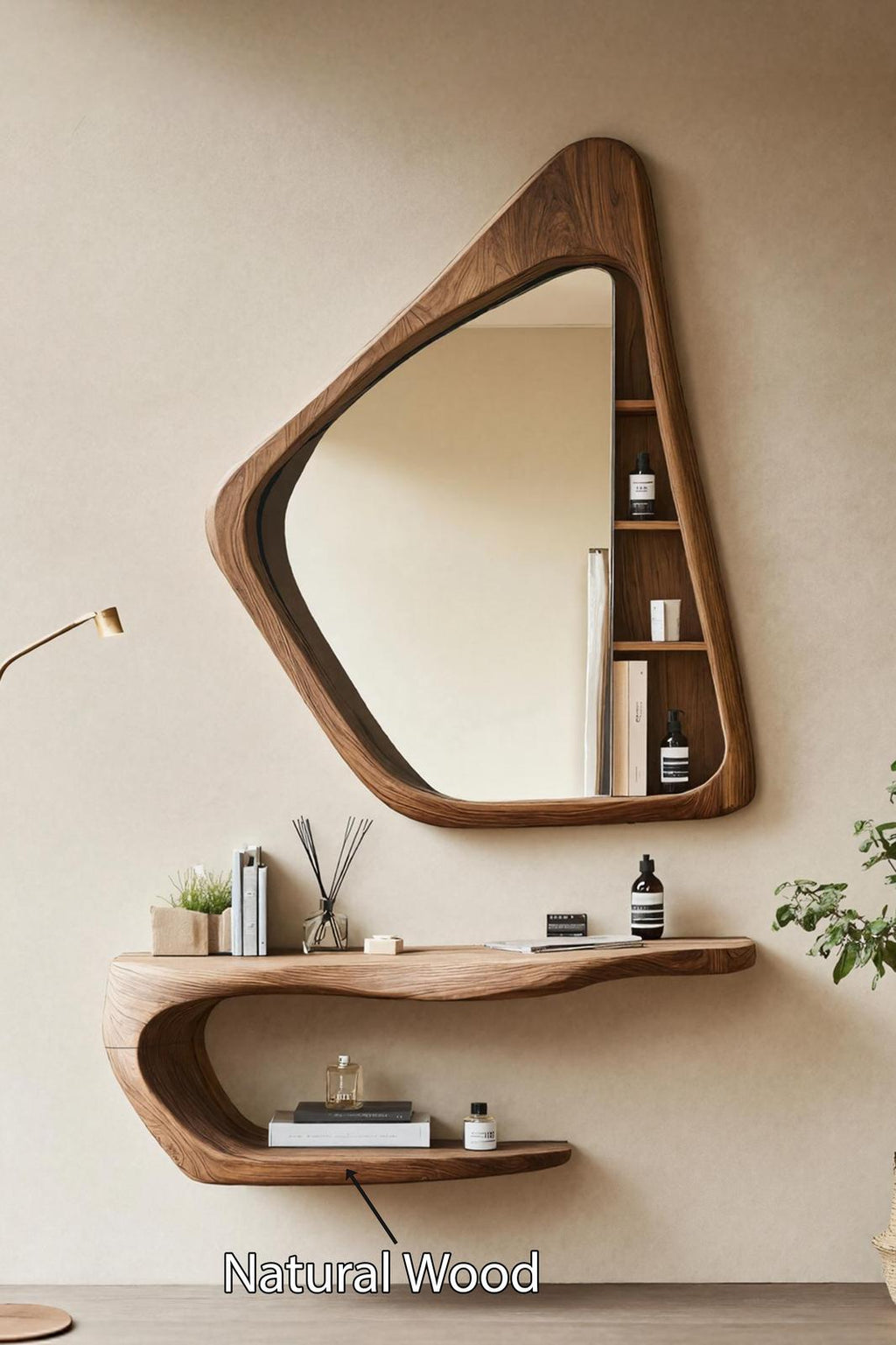 Handcrafted Live Edge Vanity for Stylish Bathroom Design