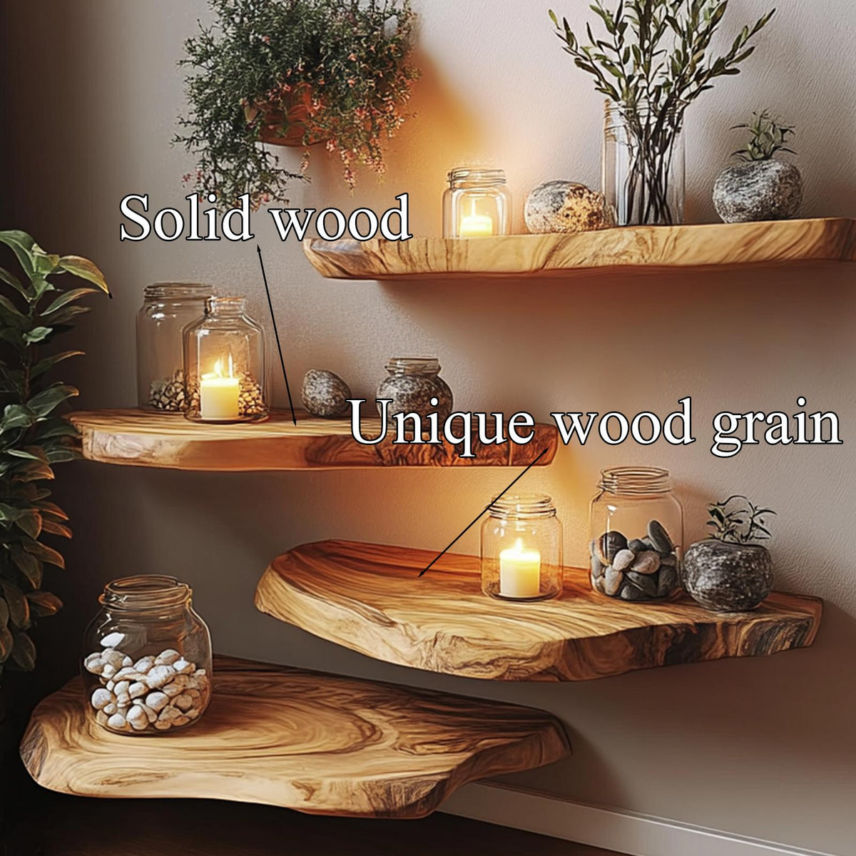 Classic Floating Shelves Living Room Decoration Gift Sets