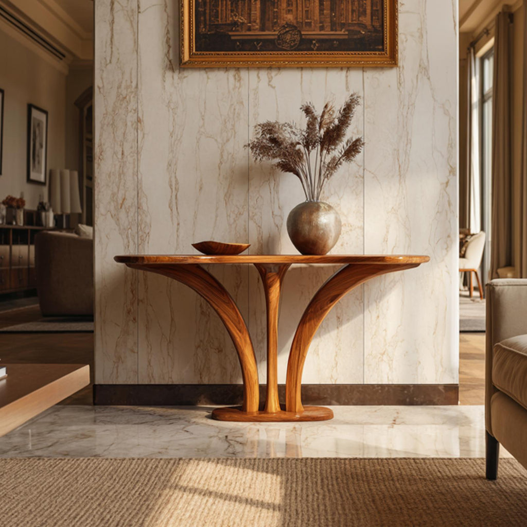 Mid Century Classic Console Table Living Room And Dining Room