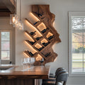 Mid Century Wine Stand For Living Room Elegant Decor