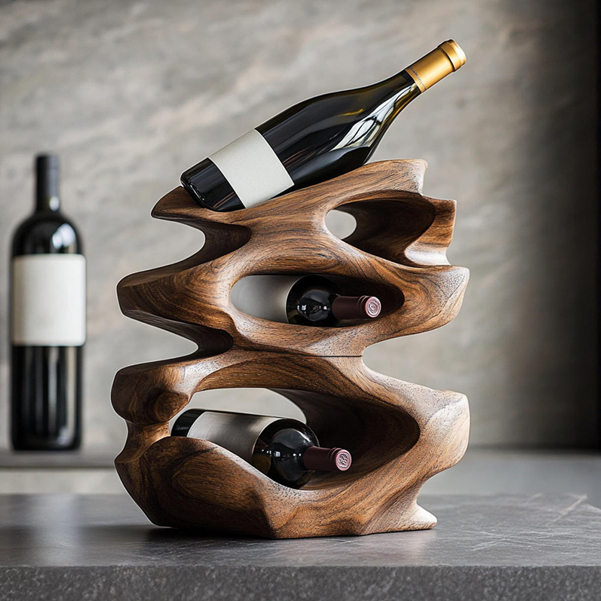 Rustic Wine Rack For Living Room Wine Bar Corner