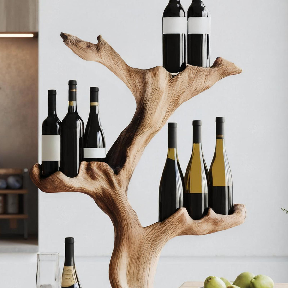 Handcrafted Wine Stand For Furniture Accent Storage