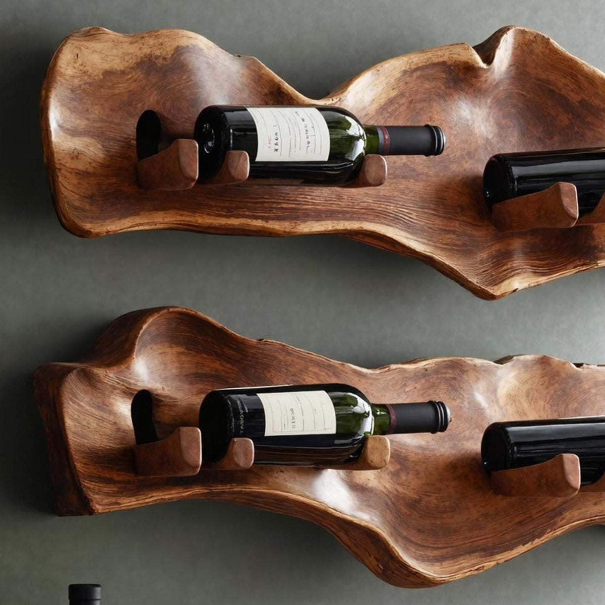 Handcrafted Wine Holder For Kitchen Countertop Style
