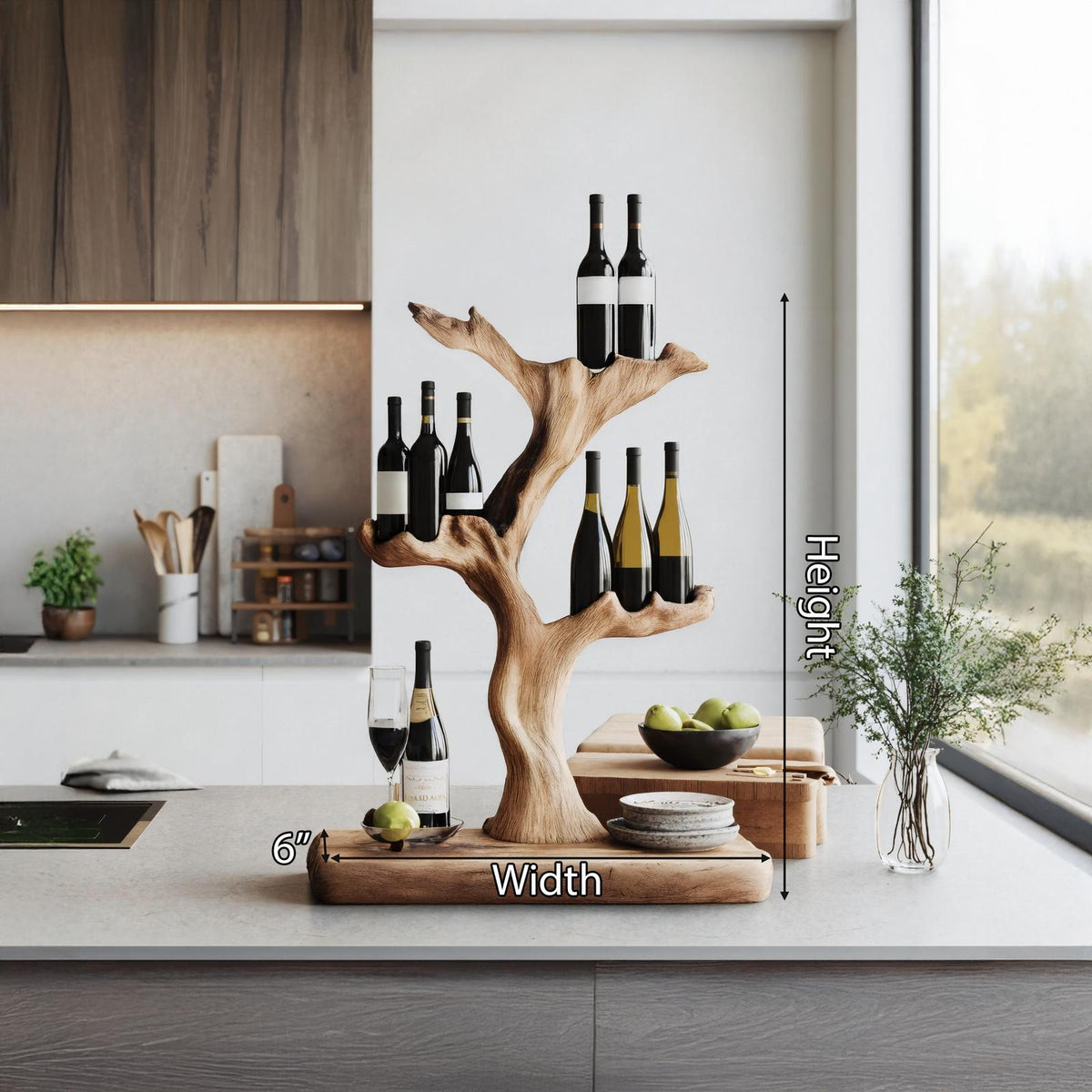 Handcrafted Wine Stand For Furniture Accent Storage