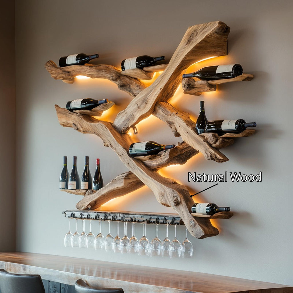 Handcrafted Wine Holder For Furniture Stylish Storage
