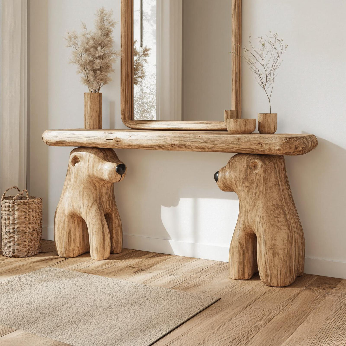 Farmhouse Living Edge Console Table