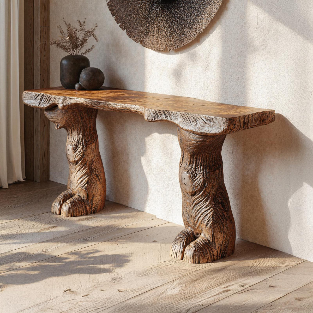 Rustic Console Table Farmhouse Decor