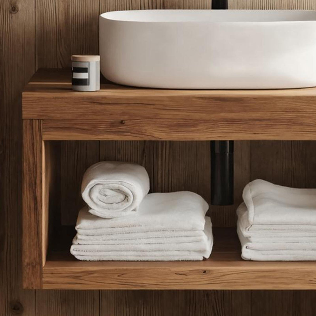 Spry Interior Handcrafted Solid Wood Bathroom Vanity, Rustic Single Sink Console Storage Cabinet for Bath Furniture, SILDTTRBRV040