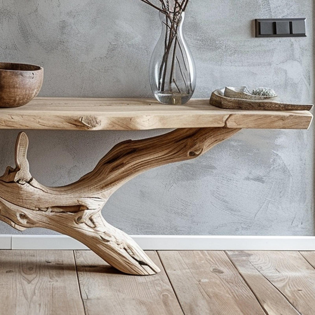 Reclaimed Wood Entryway Table SILDTCS024