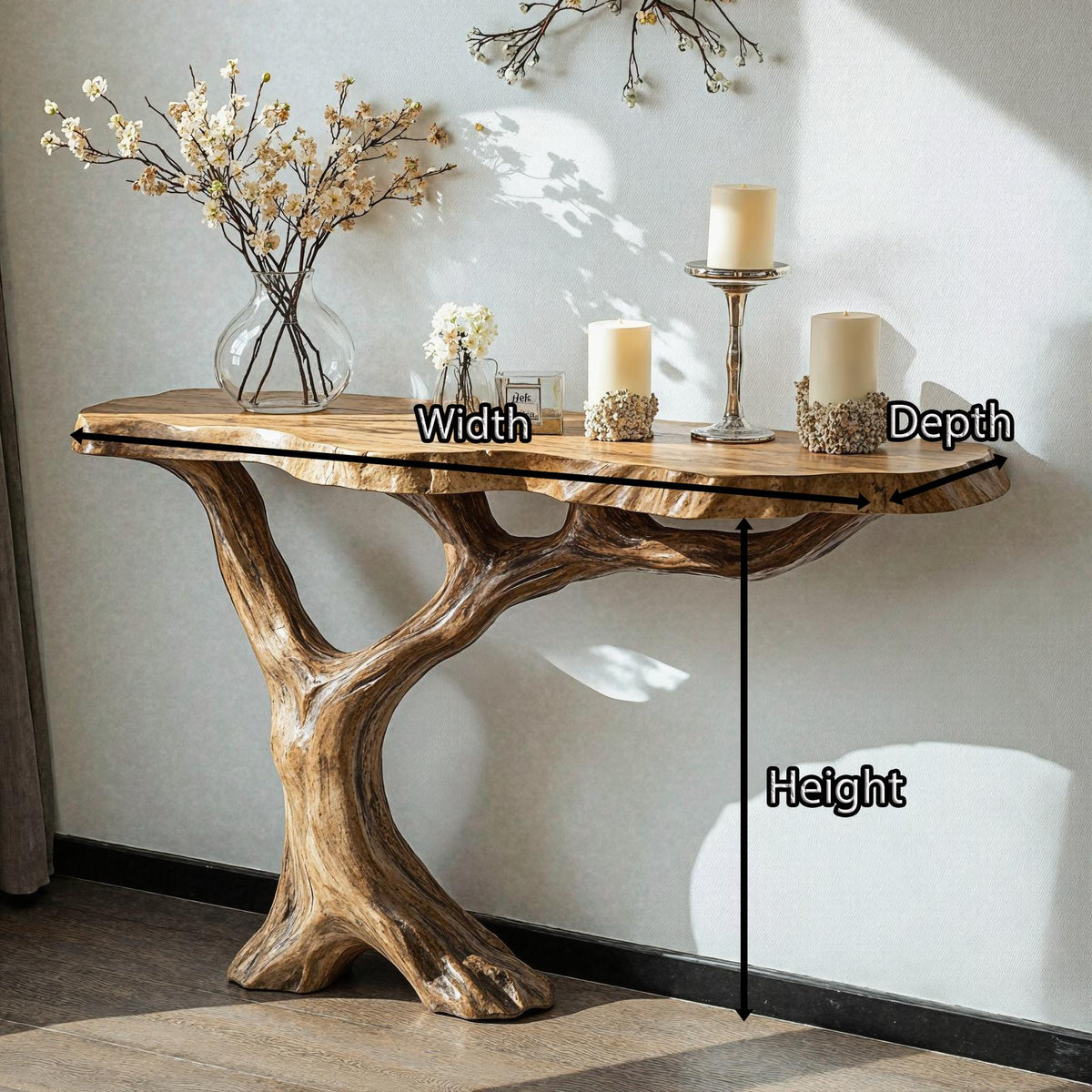 Farmhouse Console Table For Cozy Hallway Decor
