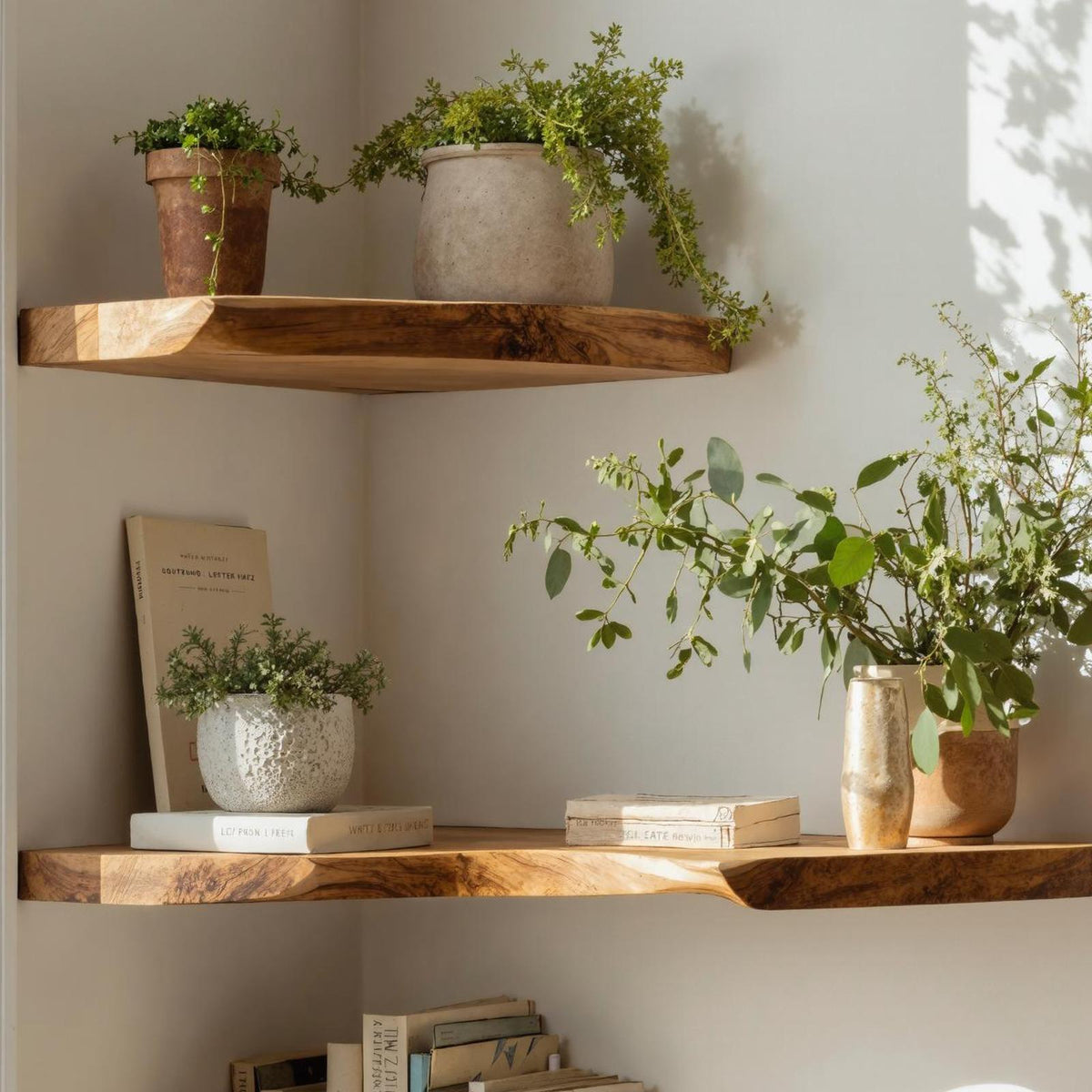 Handcrafted Corner Bookshelf Indoor Design Ideas SILDTCN090