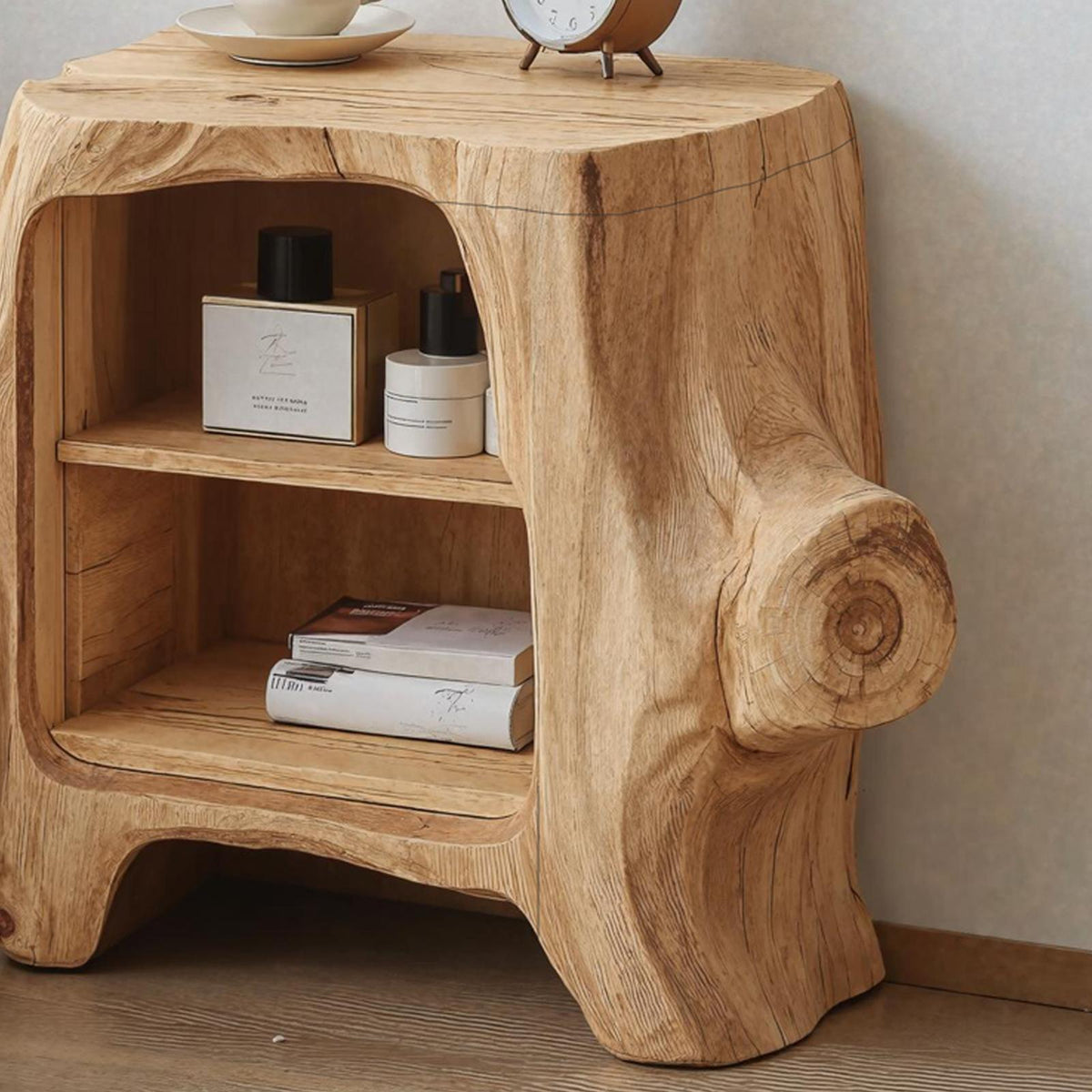 Handcrafted Wooden Nightstand For Unique Bedroom SILDTTNNS007