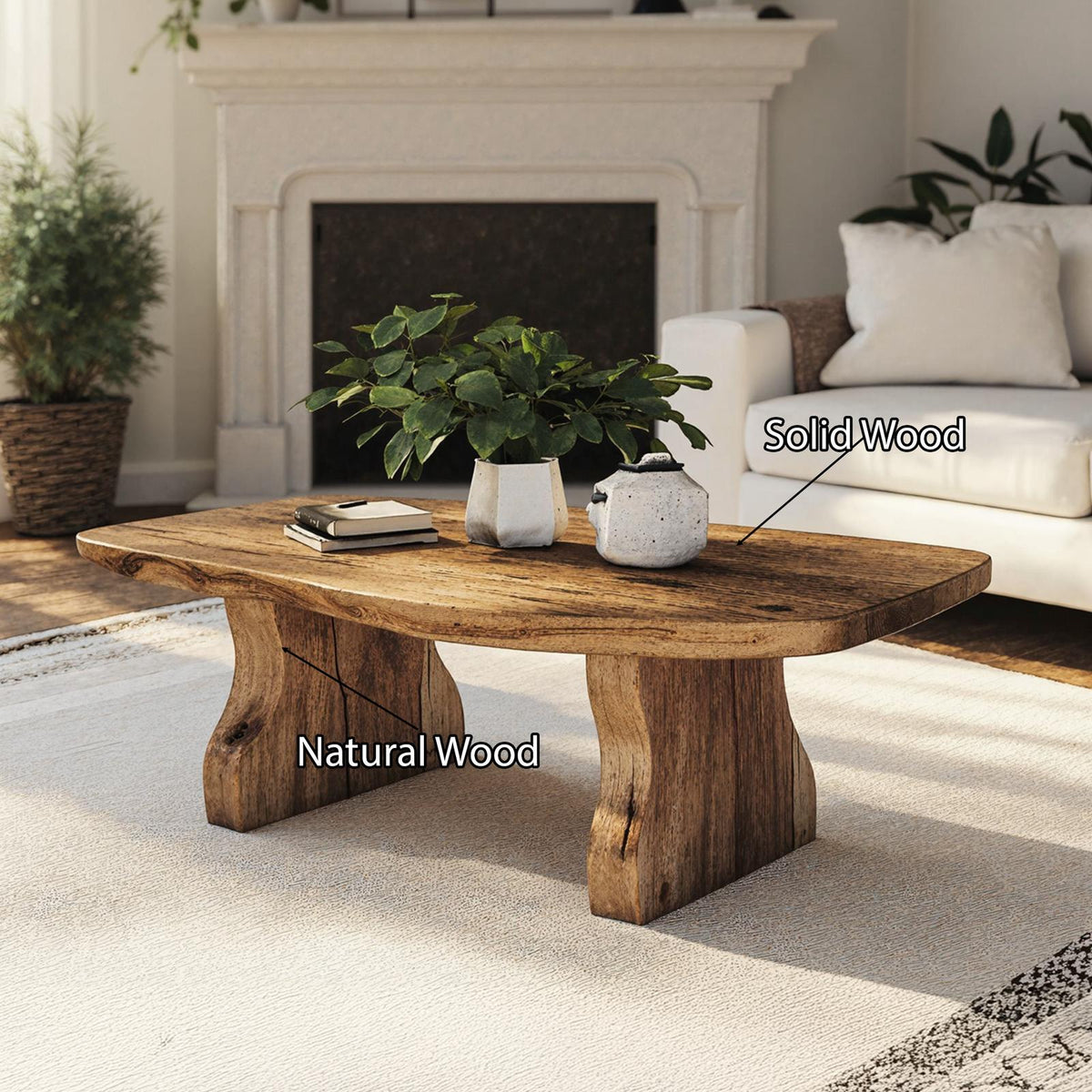 Modern Coffee Table Wooden Coffee Table SILDTCF058