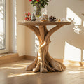Reclaimed Wood End Table Living Edge Table Xmas Decor