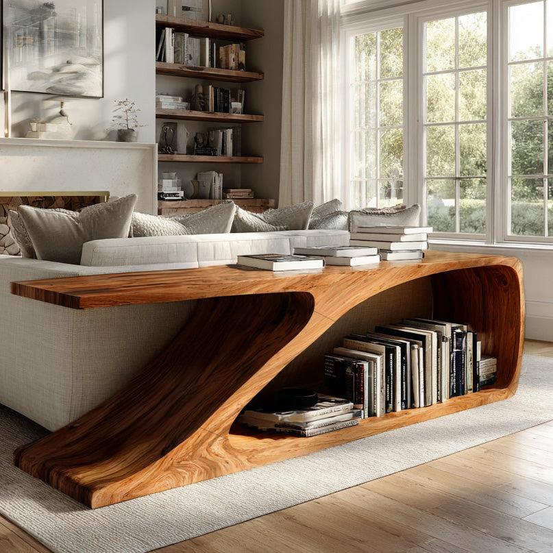 Contemporary Wooden Console Table For Living Room Decor RTTHHNCS003