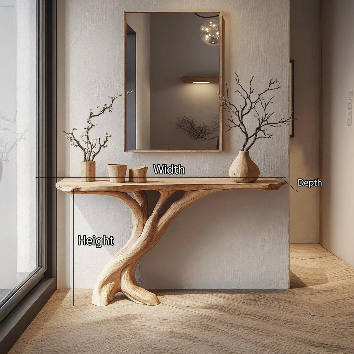 Narrow Console Table Side Table Unique Design SILDTCS123