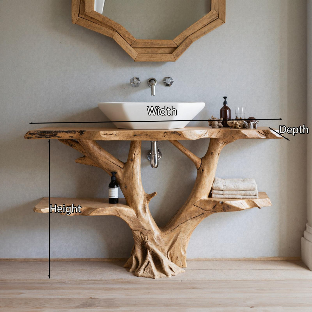 Floating Vanity Bathroom Vanity SILDTBRV012