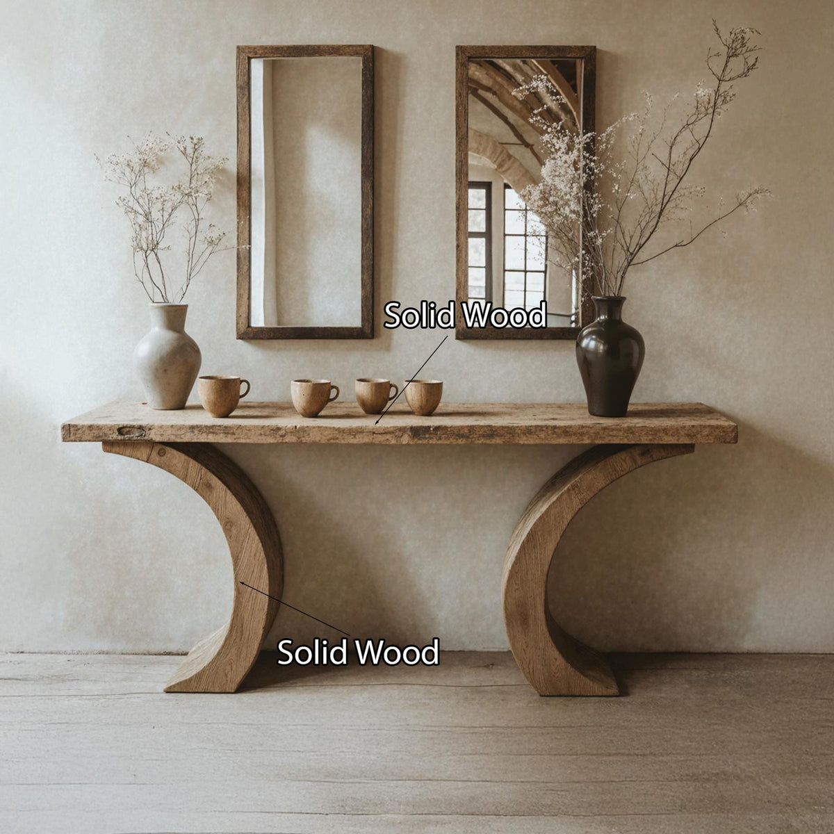 Live Edge Console Table Handcrafted Side Table SILDTCS120